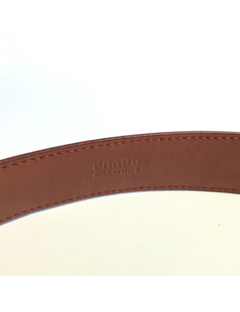 xxx Ceinture PRADA en cuir marron 