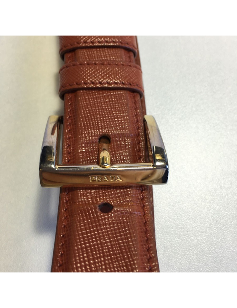 xxx Ceinture PRADA en cuir marron 