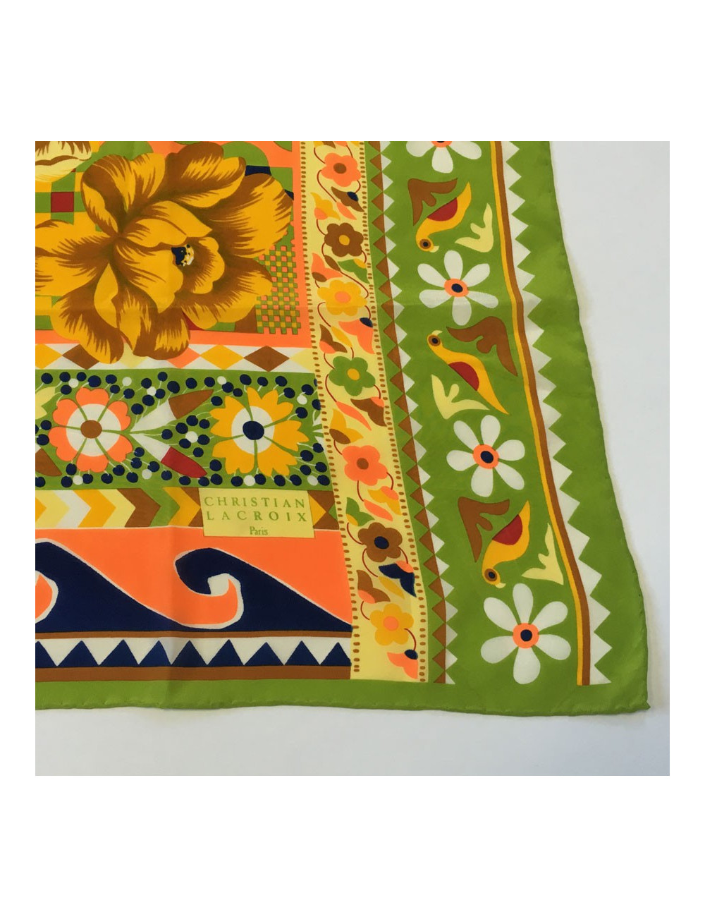 xxx Foulard CHRISTIAN LACROIX soie vintage