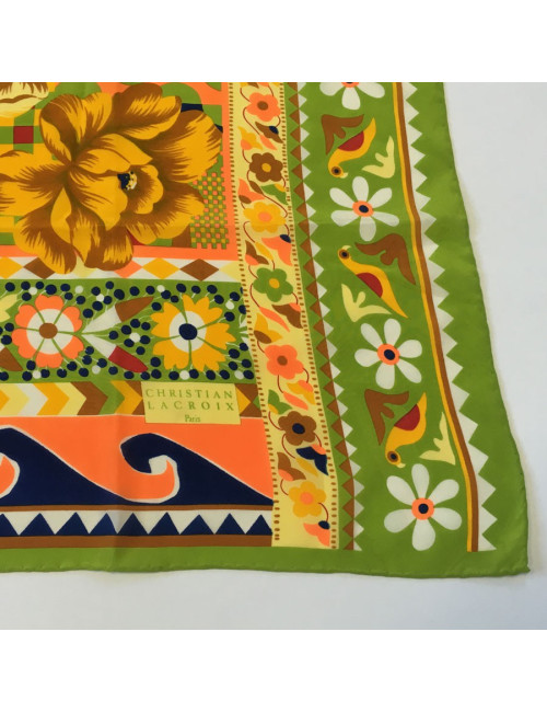 xxx Foulard CHRISTIAN LACROIX soie vintage