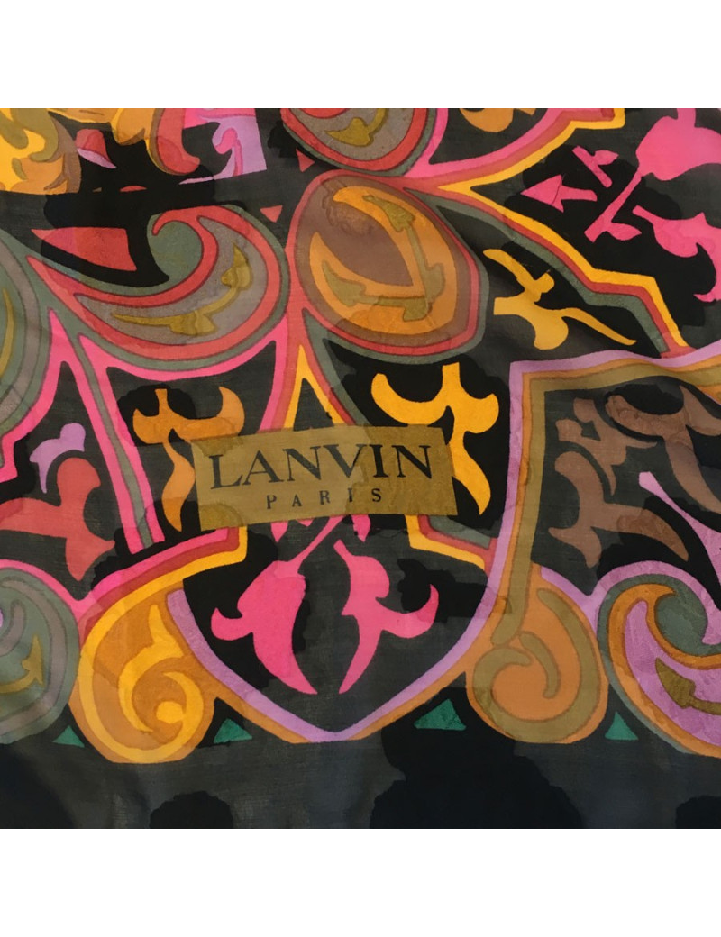 xxx Châle LANVIN en soie 