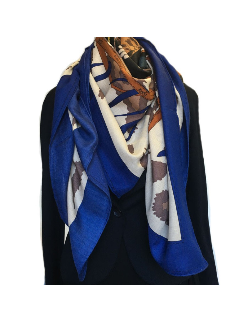 xxx Châle HERMES en cachemire et soie