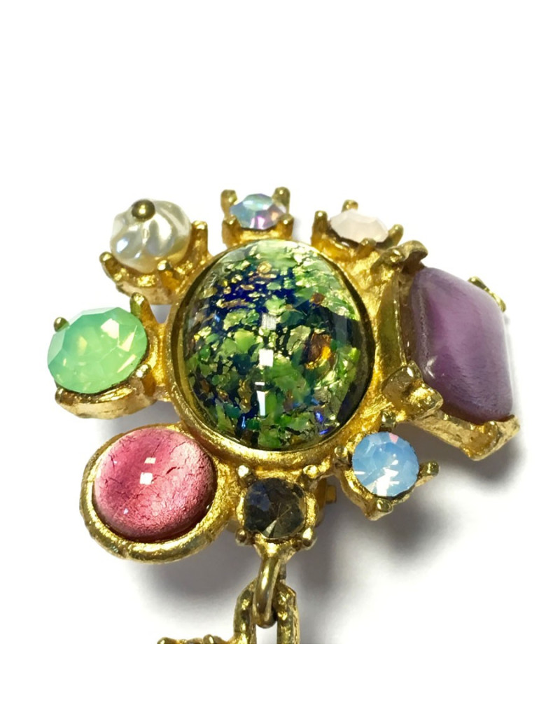 Earrings hanging clips CHRISTIAN LACROIX Couture