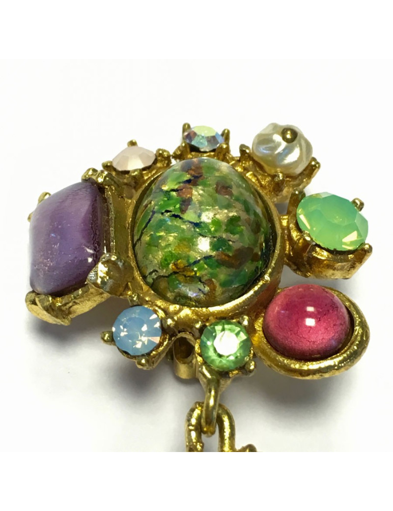 xxx Boucles d'oreille clips CHRISTIAN LACROIX Couture