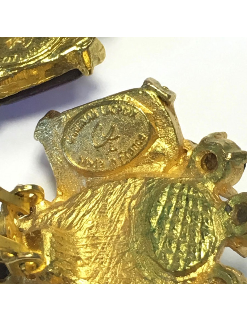 Earrings hanging clips CHRISTIAN LACROIX Couture