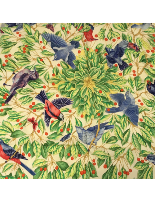 Hermès "Les Merises" in multicolored silk