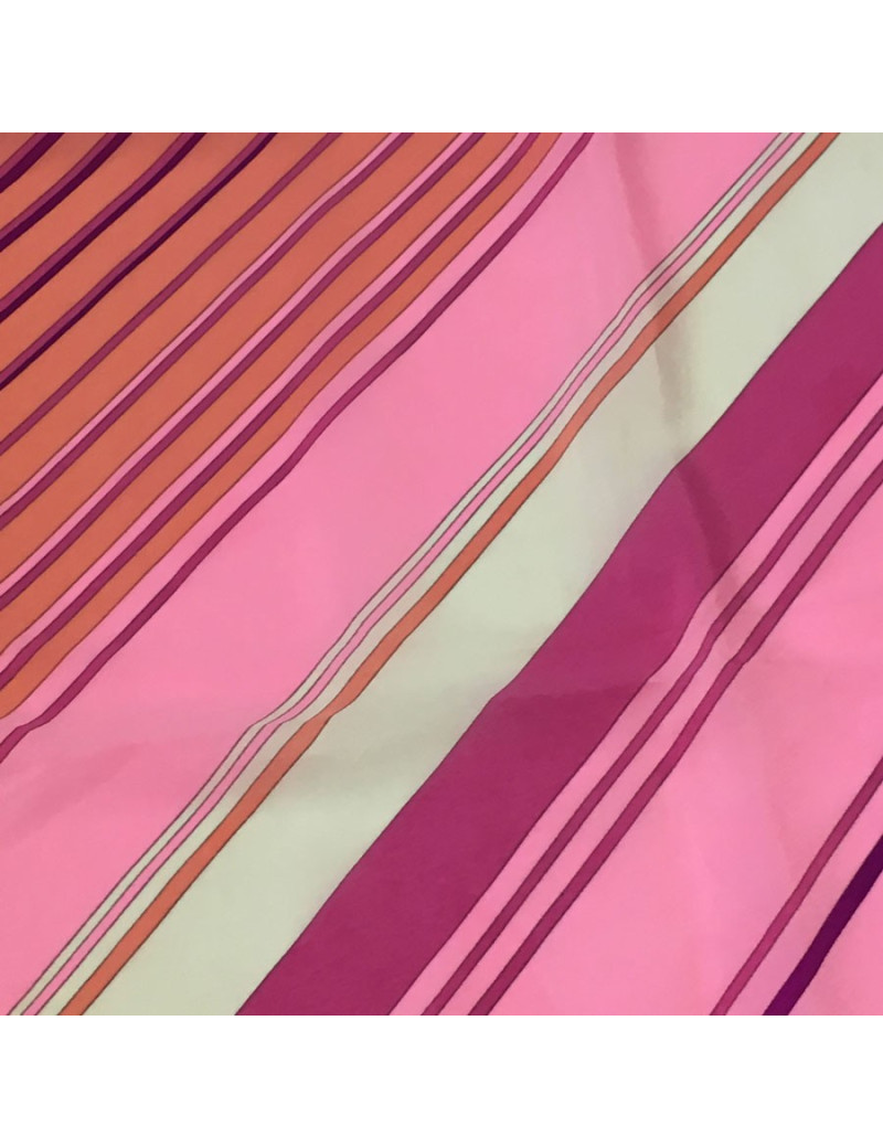 xxx Foulard CHRISTIAN DIOR en soie rose