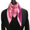 CHRISTIAN DIOR silk scarf pink