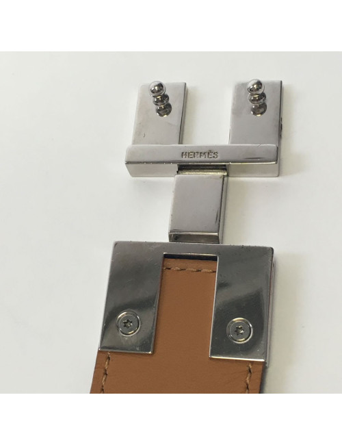 T36 brown leather HERMES belt