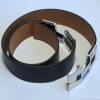 T36 brown leather HERMES belt