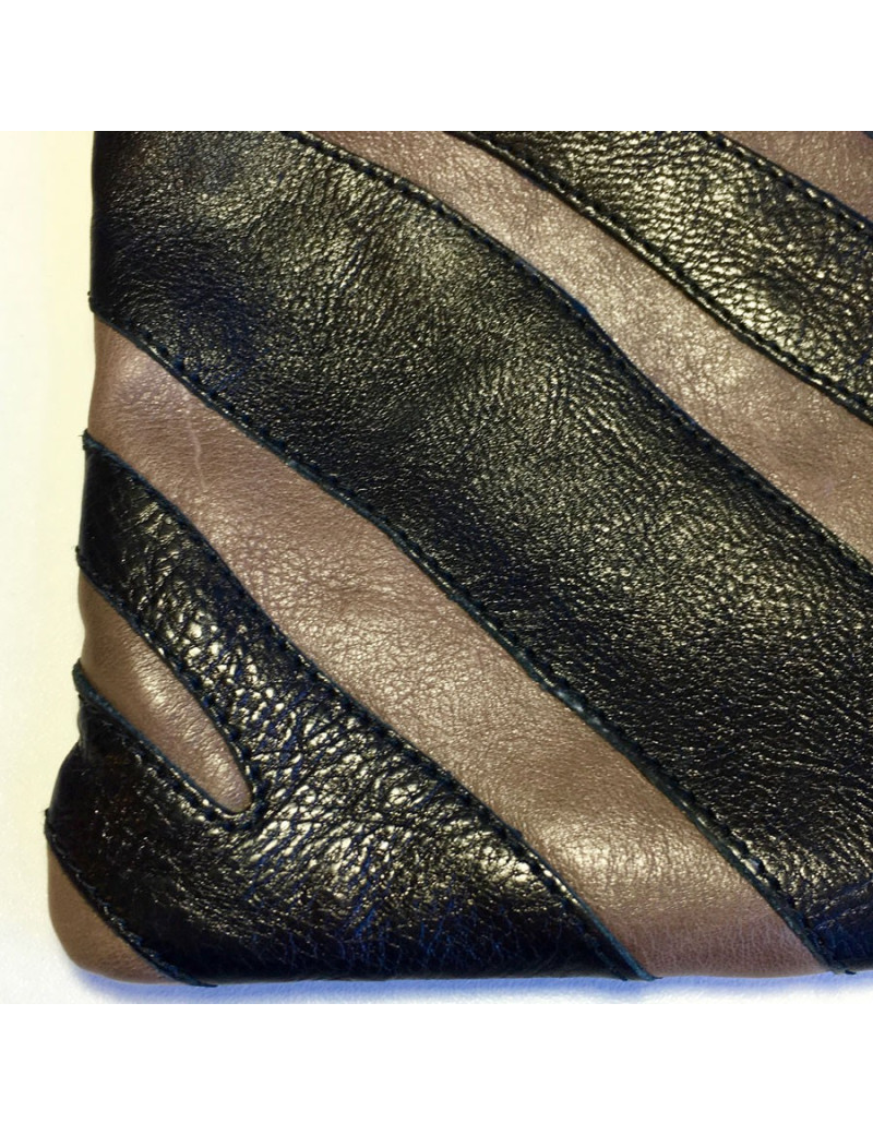 Pochette PRADA en cuir bicolore