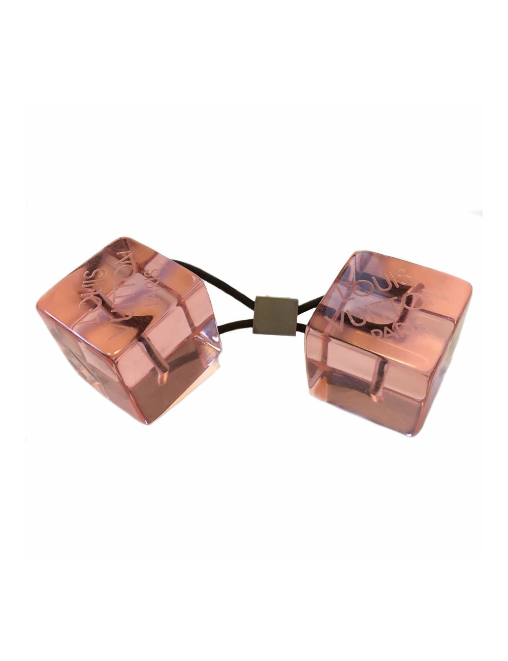 LOUIS VUITTON pink hair elastic 'Pony tail'