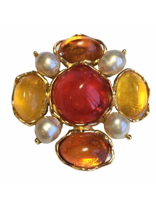 Broche YSL SAINT LAURENT Vintage