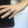 Ring CHANEL gold gold metal pale size 51