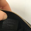 Pochette GUCCI zippée en tissu noir monogram