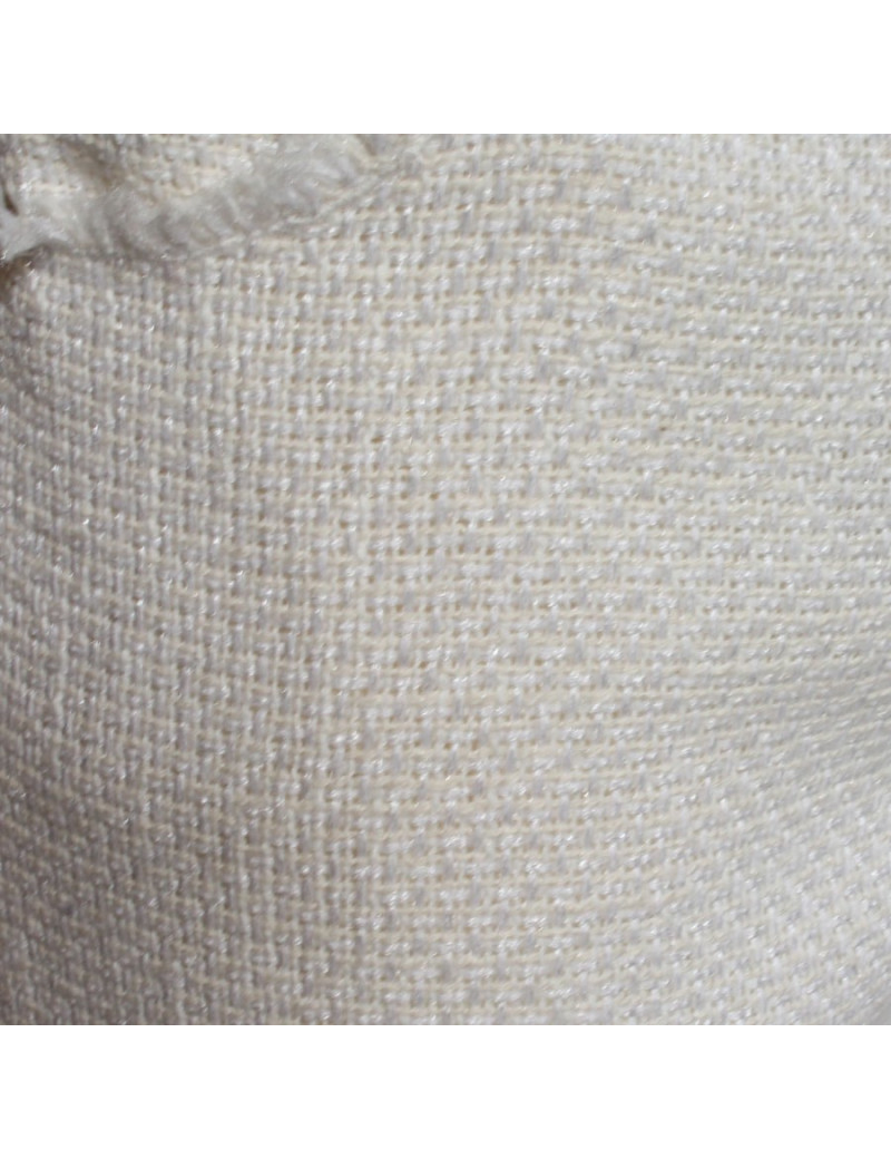 Pantalon CHANEL T40 en coton blanc et beige