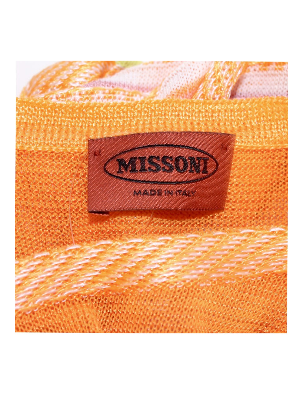 Robe MISSONI T 40 orange et mauve d'Été 