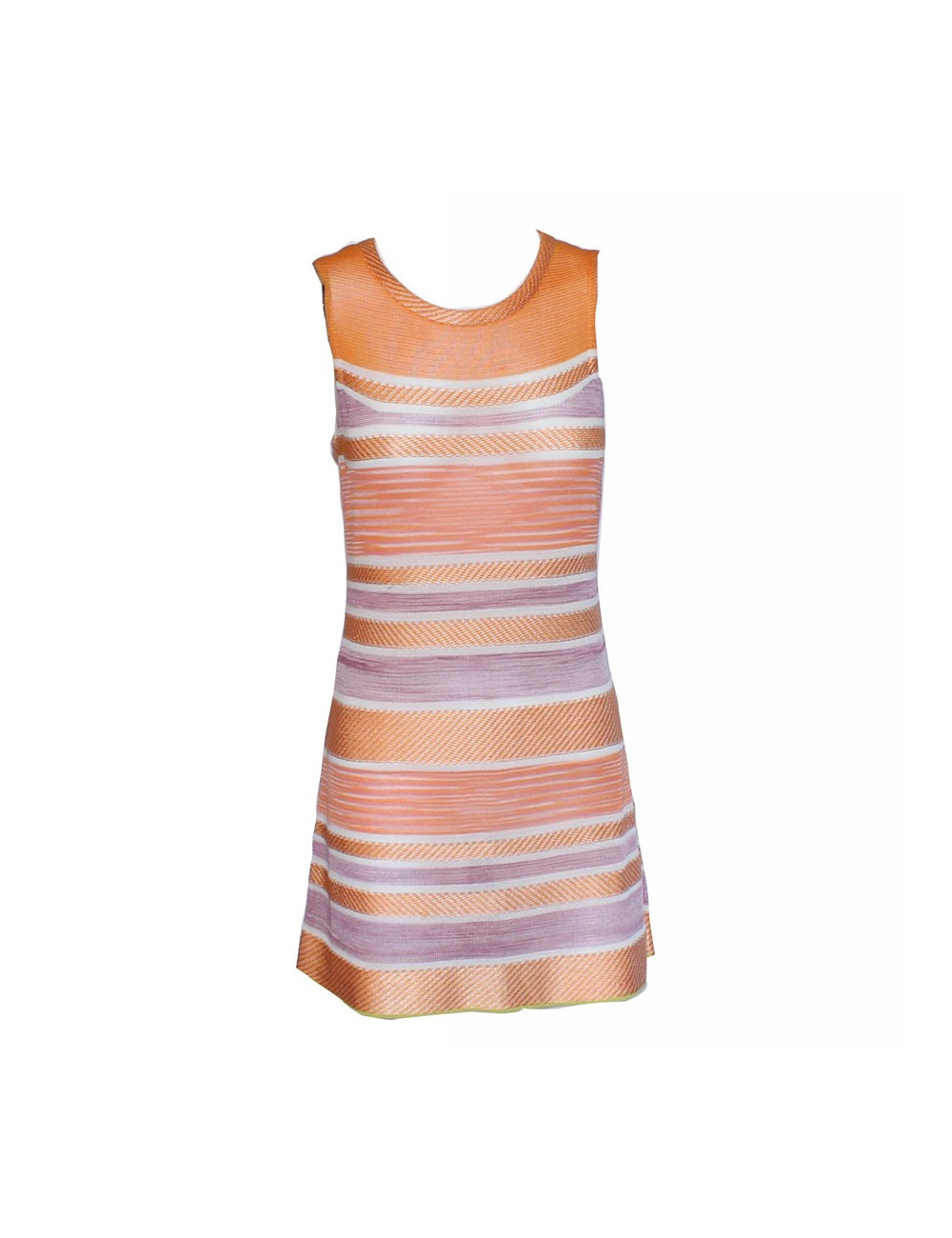 Robe MISSONI T 40 orange et mauve d'Été 