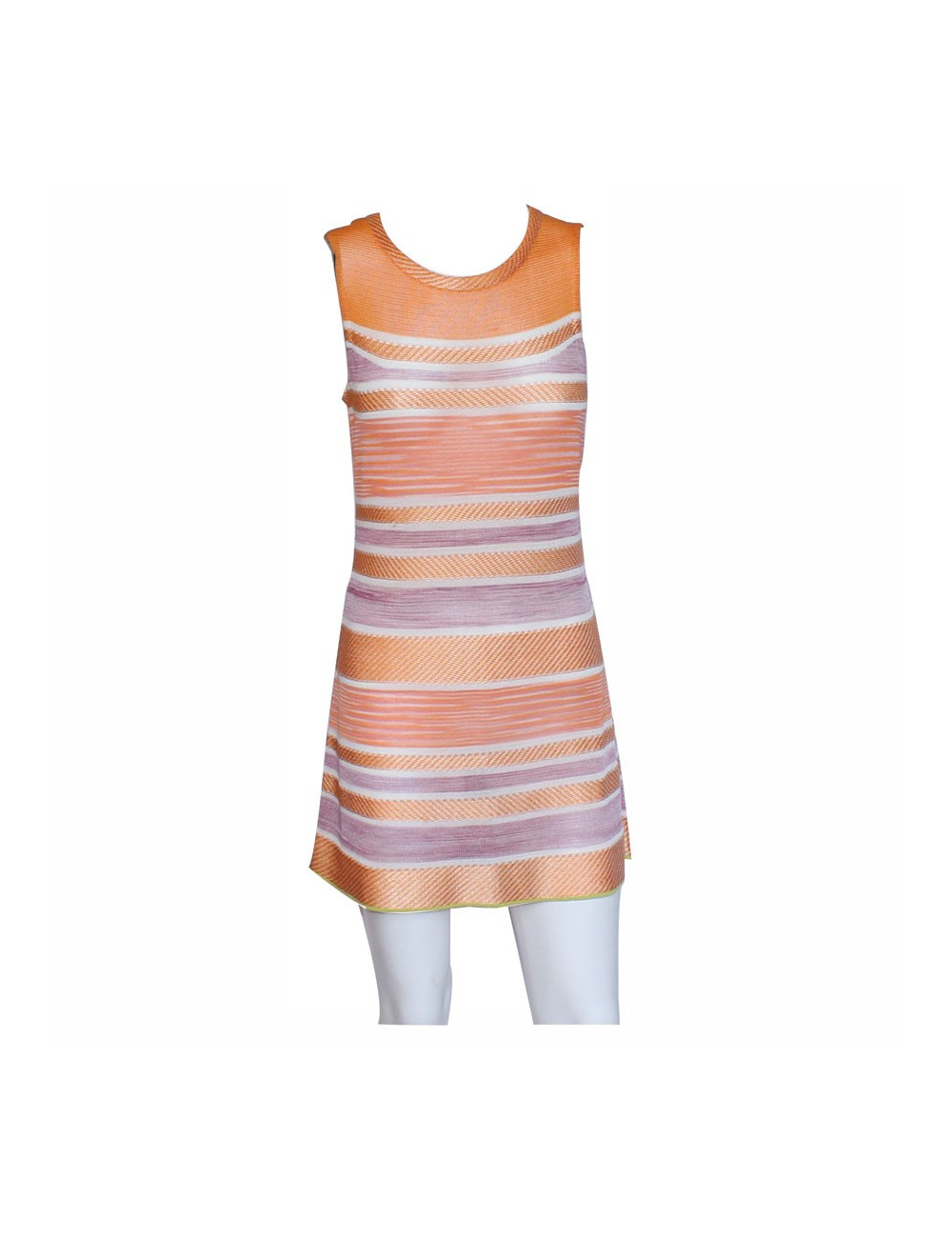 Robe MISSONI T 40 orange et mauve d'Été 