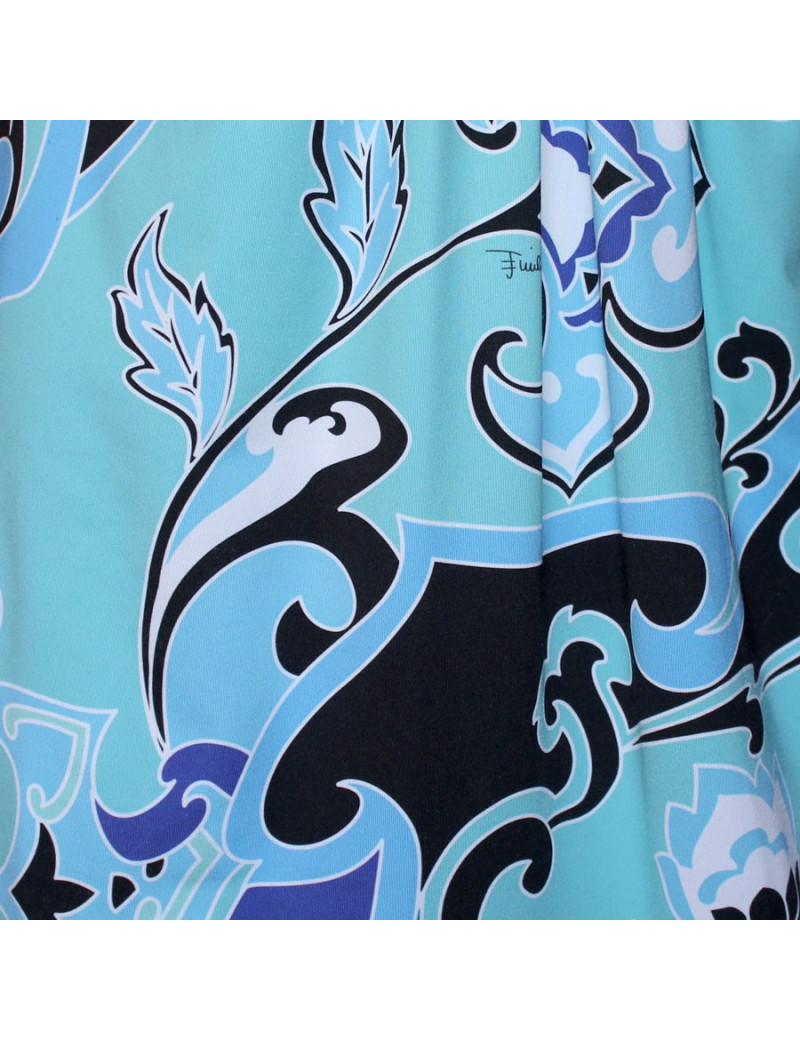 Robe EMILIO PUCCI T 38 bleue