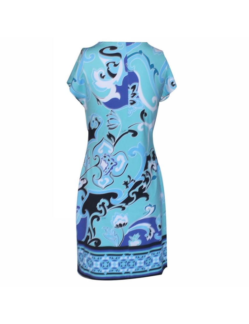 Robe EMILIO PUCCI T 38 bleue