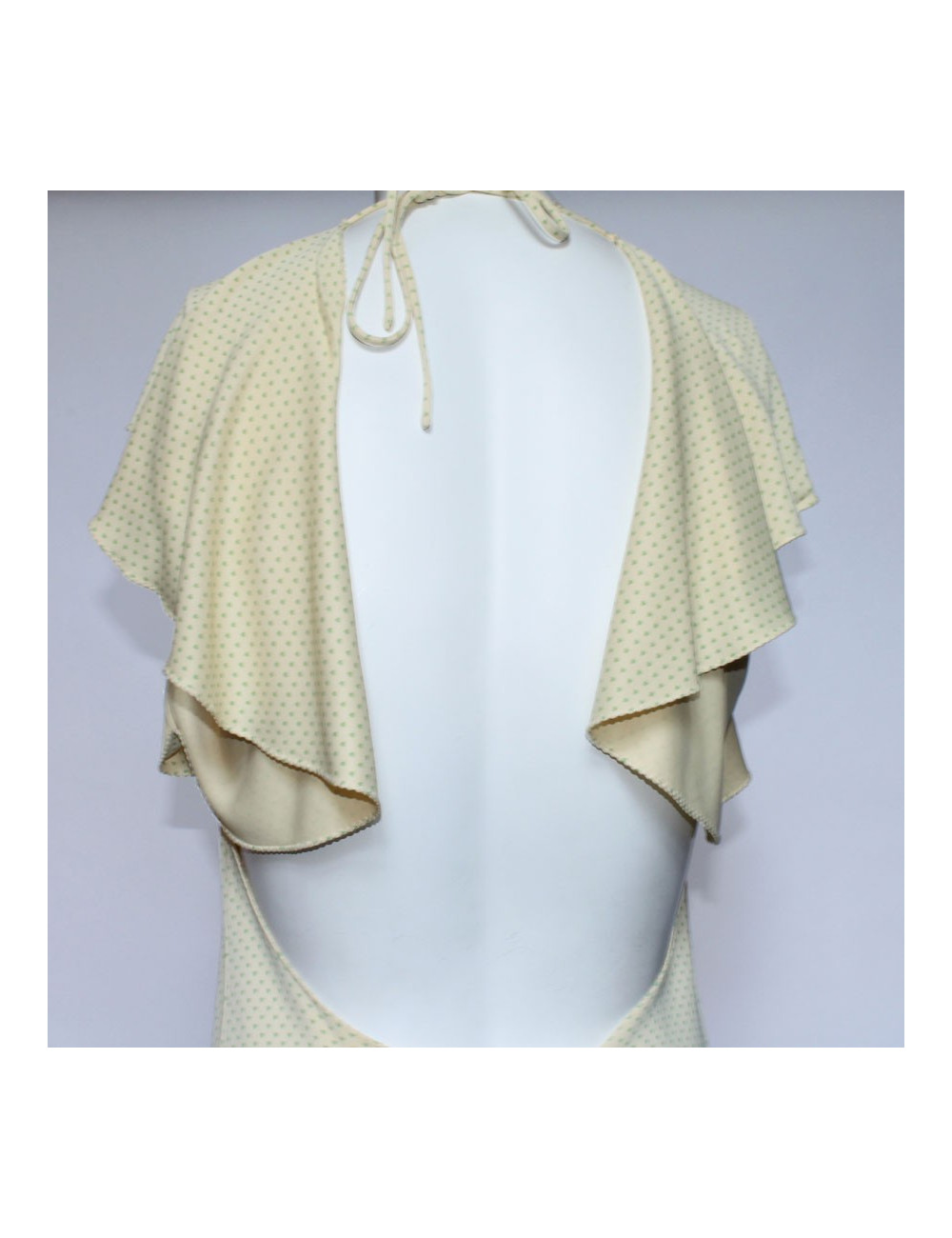 CHLOE dress yellow and green hearts