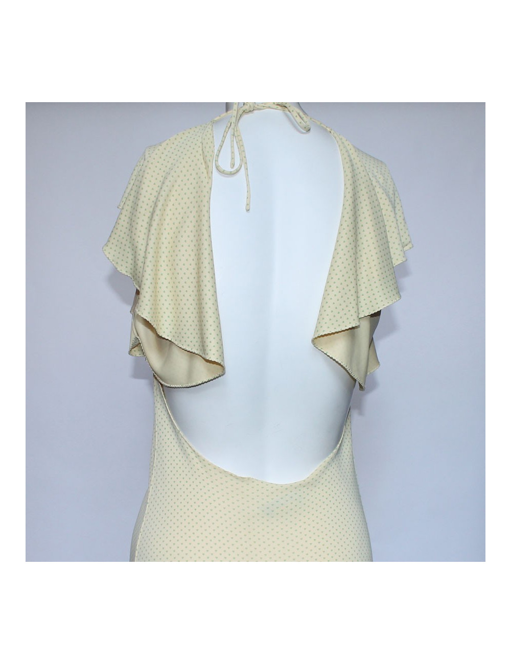 CHLOE dress yellow and green hearts