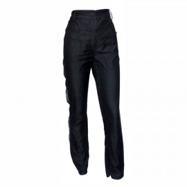 Pantalon CHANEL T42IT noir voile de soie