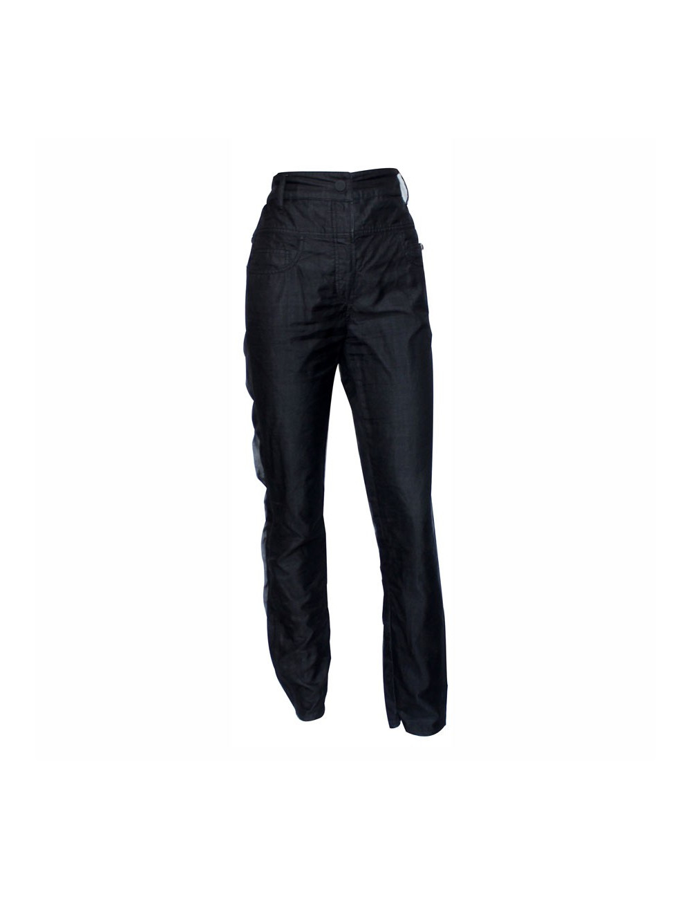 Black CHANEL T 42 pants veil of silk