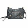BALENCIAGA black grained leather Sling bag