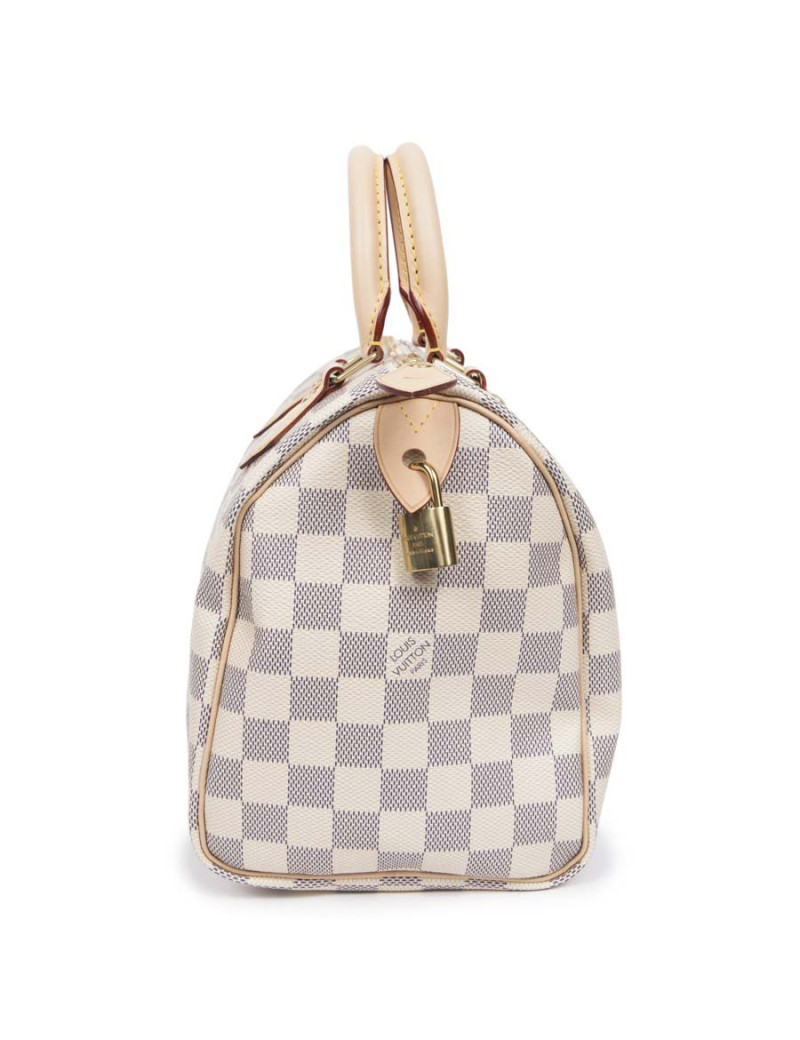 Bag speedy 25 LOUIS VUITTON damier azur canvas