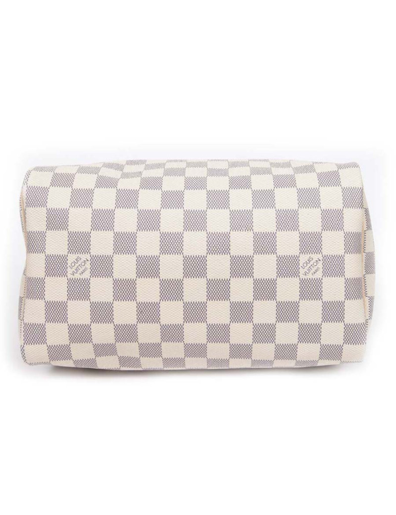 Sac speedy 25 LOUIS VUITTON toile damier azur