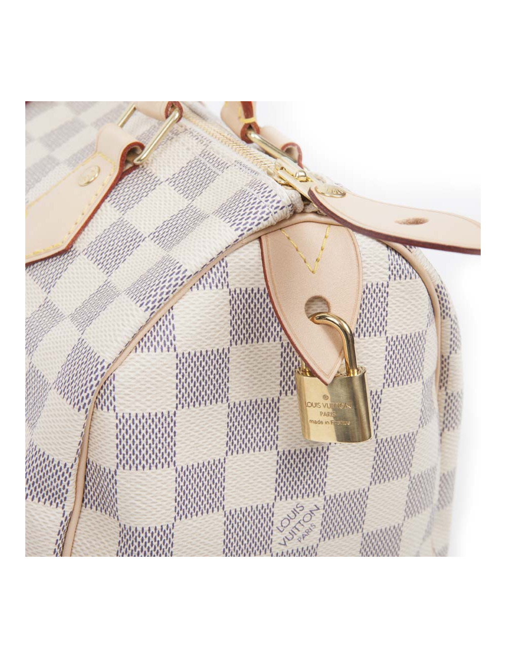 Bag speedy 25 LOUIS VUITTON damier azur canvas