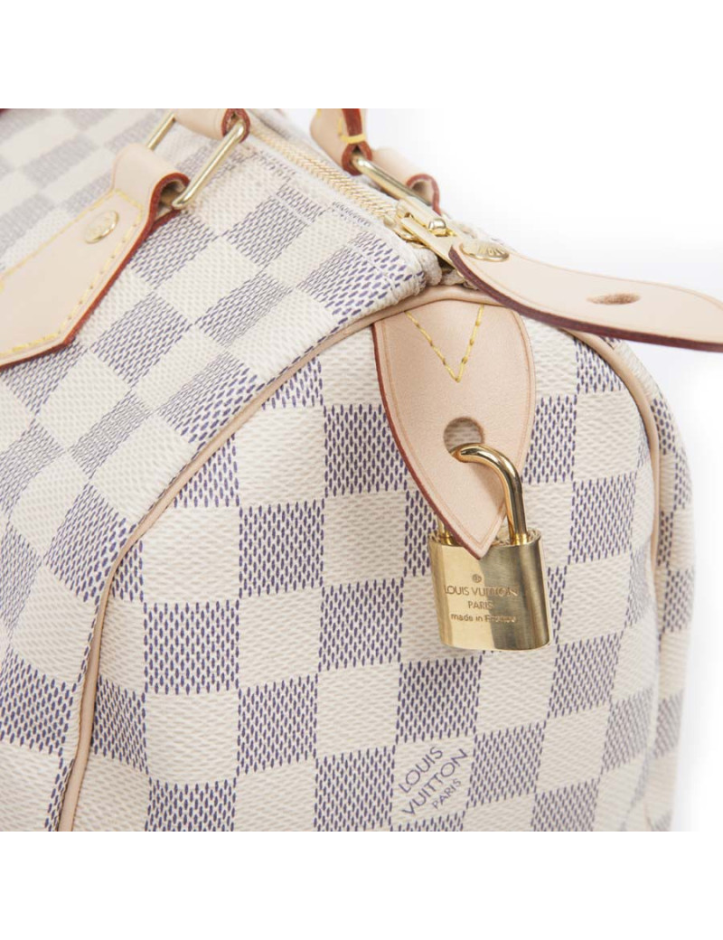 Bag speedy 25 LOUIS VUITTON damier azur canvas
