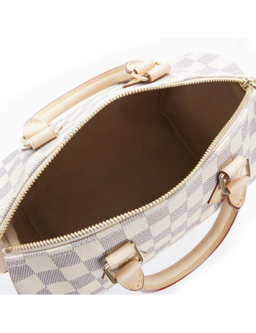 Bag speedy 25 LOUIS VUITTON damier azur canvas