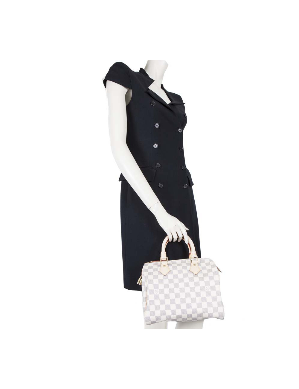 Bag speedy 25 LOUIS VUITTON damier azur canvas