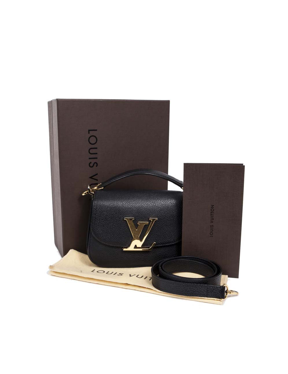 Bag 'Vivienne' LOUIS VUITTON black grained leather
