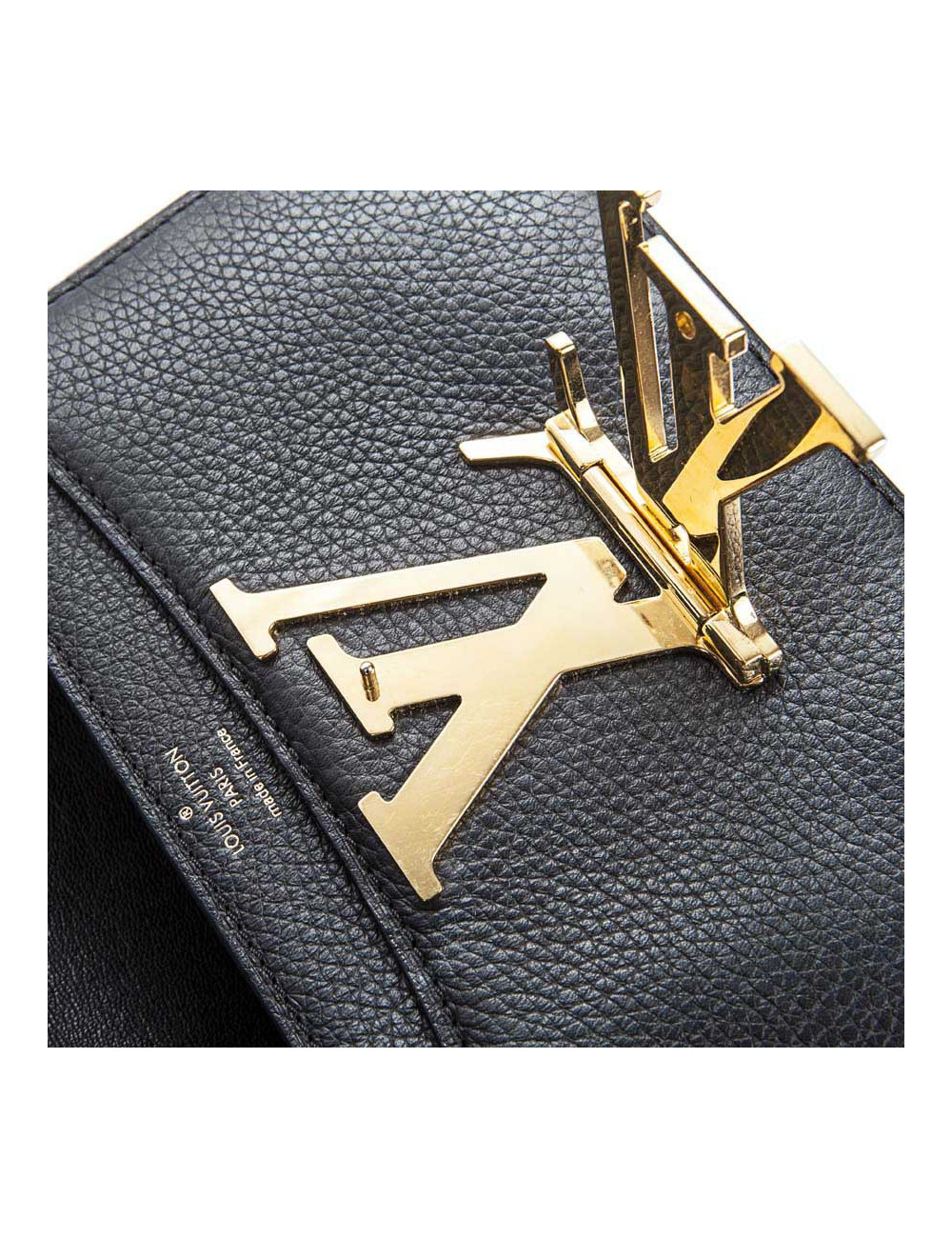 Bag 'Vivienne' LOUIS VUITTON black grained leather