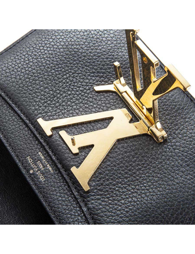 Bag 'Vivienne' LOUIS VUITTON black grained leather