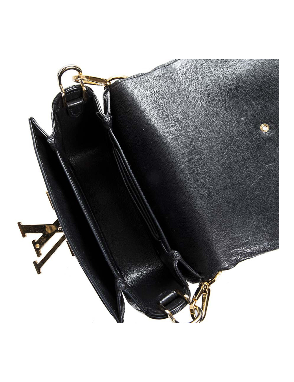 Bag 'Vivienne' LOUIS VUITTON black grained leather