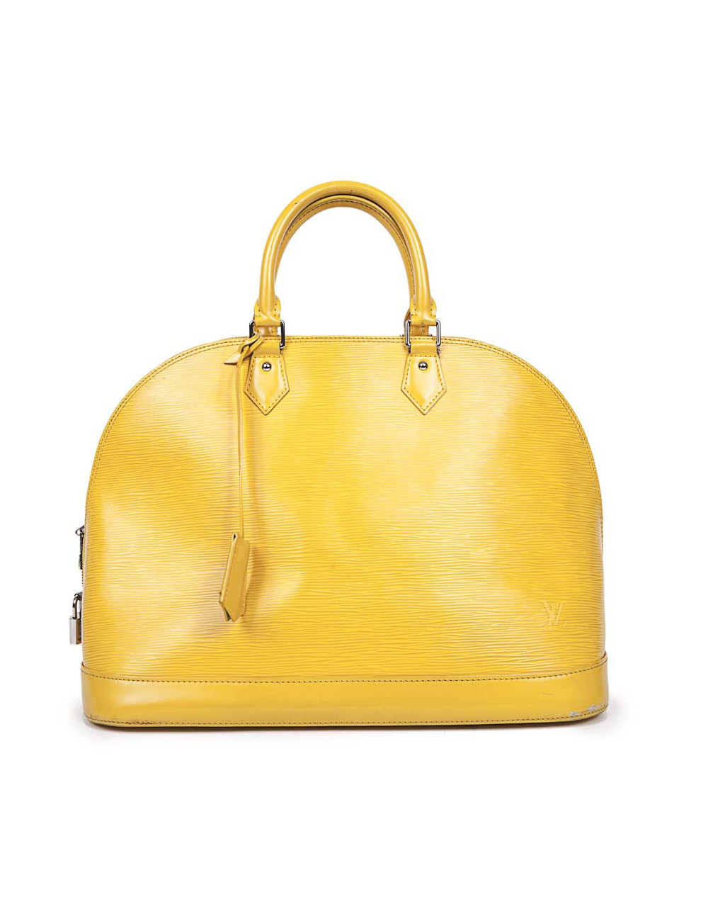 Sac 'Alma' LOUIS VUITTON cuir épi jaune GM