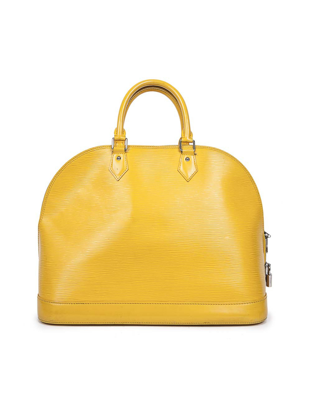 Sac 'Alma' LOUIS VUITTON cuir épi jaune GM