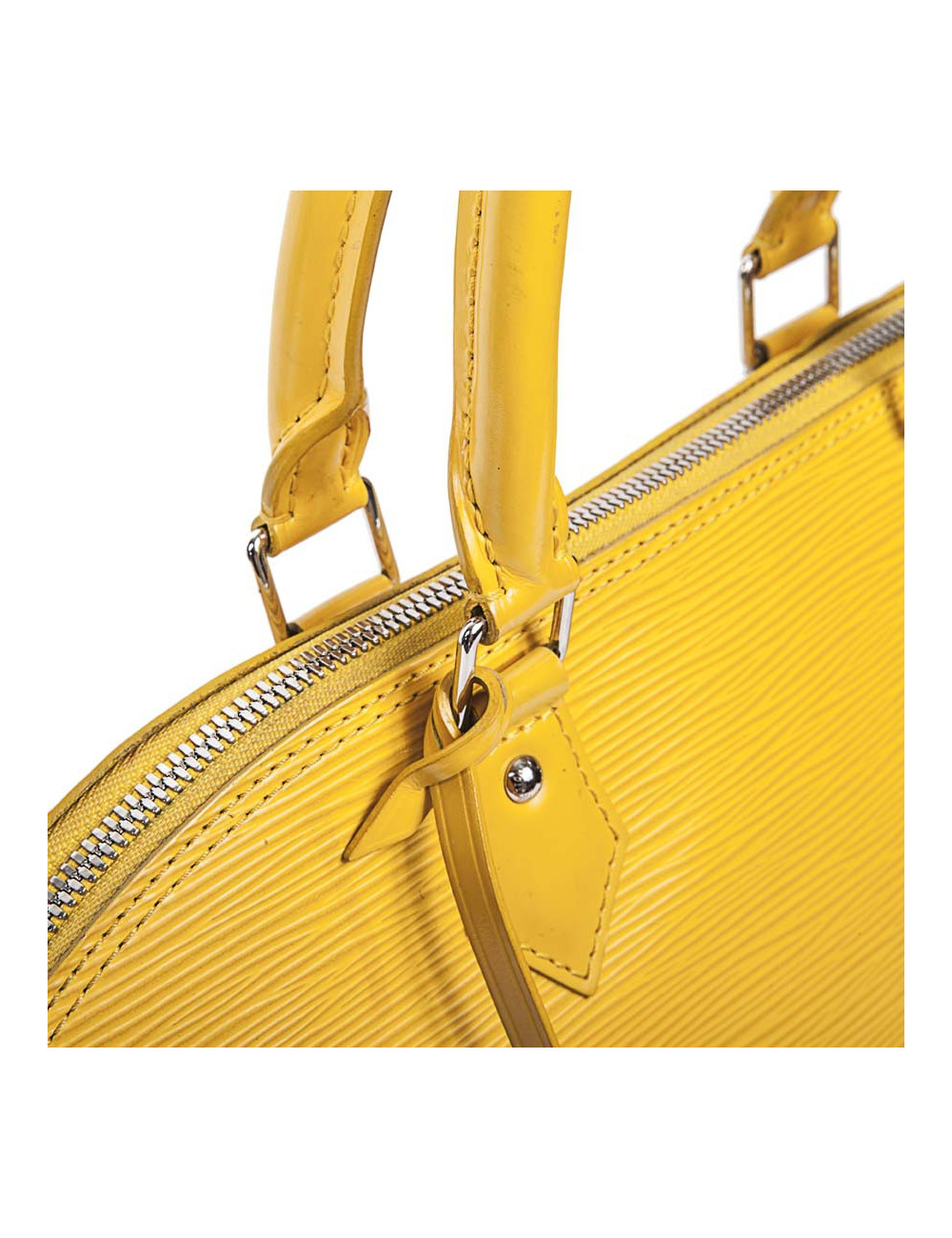 Sac 'Alma' LOUIS VUITTON cuir épi jaune GM
