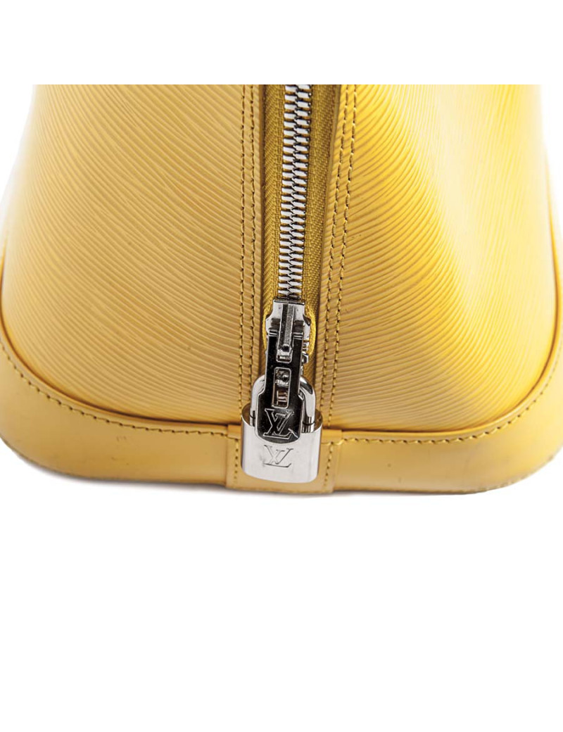Sac 'Alma' LOUIS VUITTON cuir épi jaune