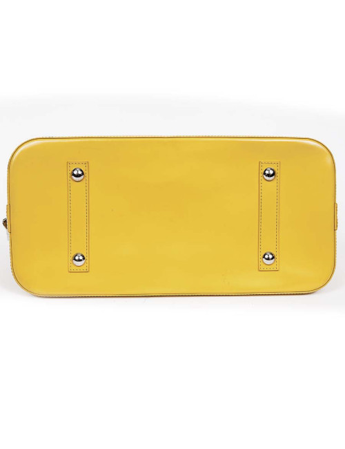 Sac 'Alma' LOUIS VUITTON cuir épi jaune GM