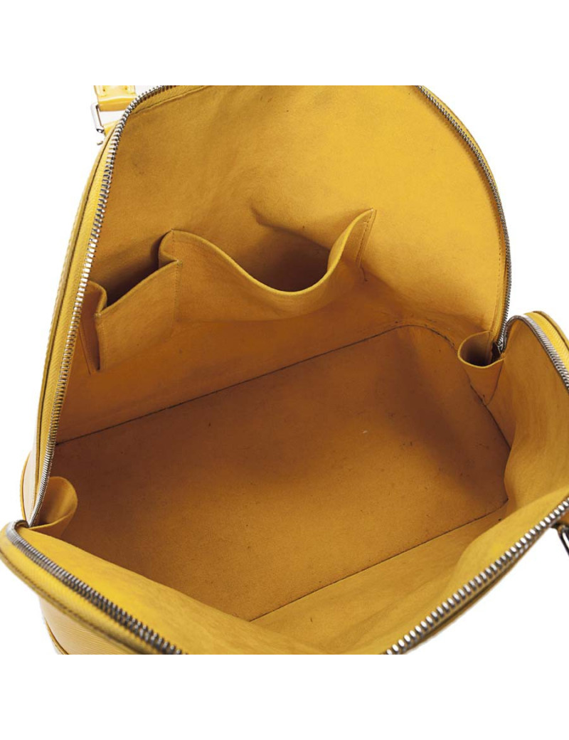 Sac 'Alma' LOUIS VUITTON cuir épi jaune