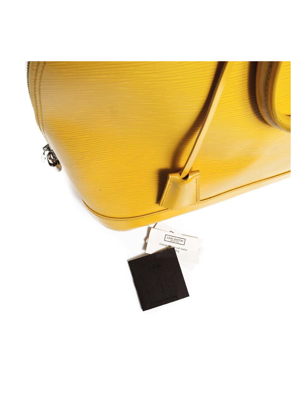 Sac 'Alma' LOUIS VUITTON cuir épi jaune