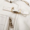 YVES SAINT LAURENT 'Downtown' bag in beige grained leather 