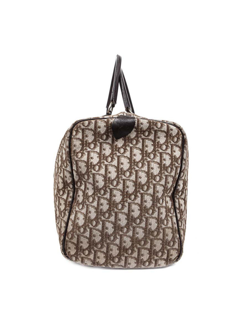 Sac 'Speedy' CHRISTIAN DIOR toile monogram marron vintage