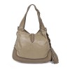 Smooth leather GUCCI bag beige